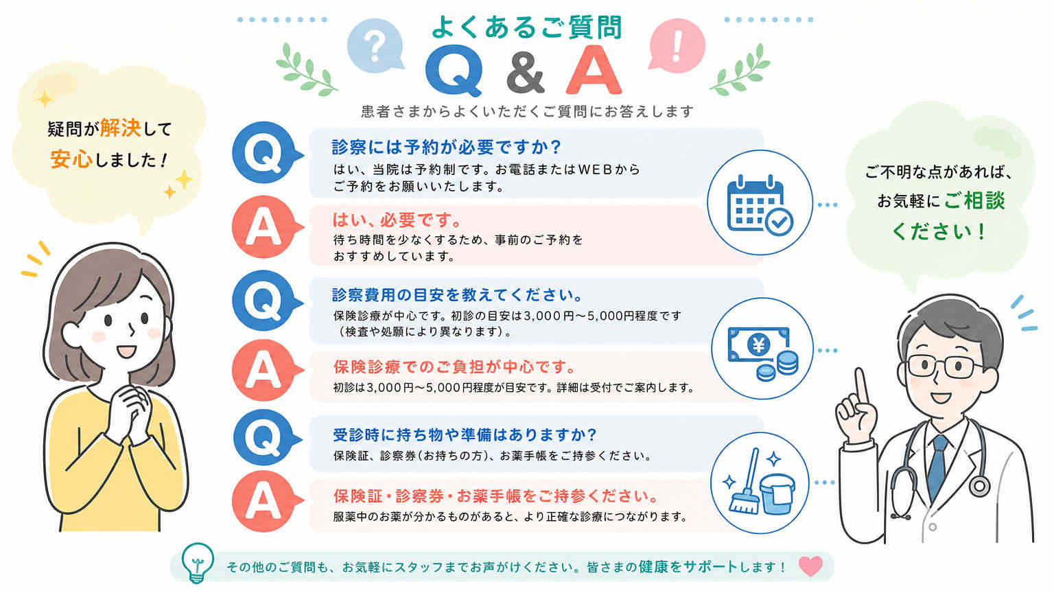 医療内装の衛生対策についてよくある質問